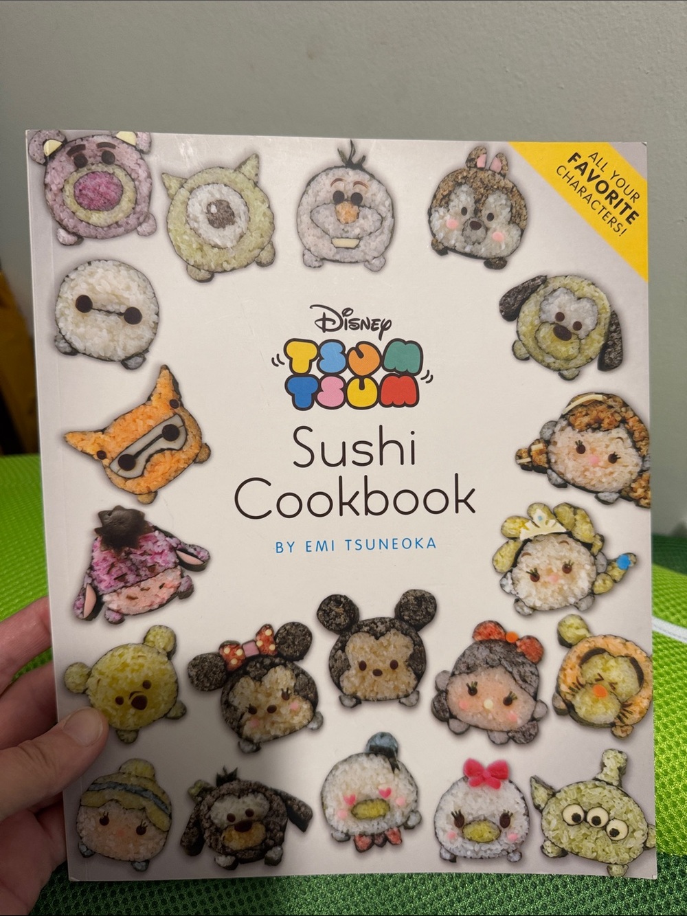 Disney Tsum Tsum sushi cookbook NEW UNUSED